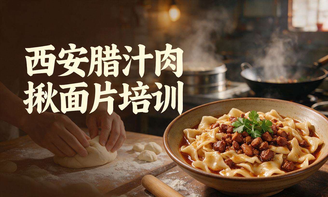 ⻄安腊汁⾁揪⾯⽚培训