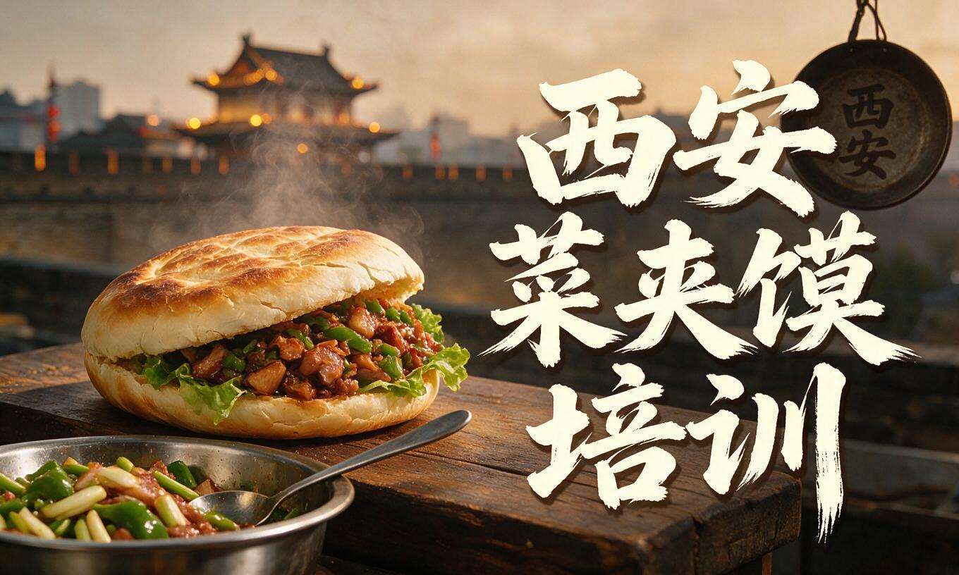 ⻄安菜夹馍培训