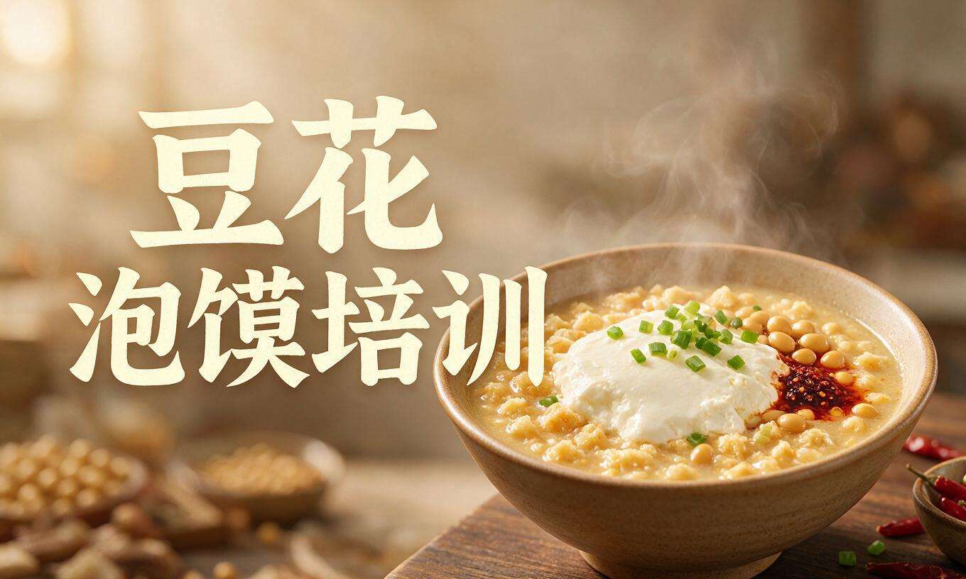 ⾖花泡馍培训